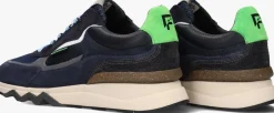 FLORIS VAN BOMMEL e lage sneakers sfm-10234 de zager blauw Best