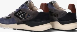 FLORIS VAN BOMMEL e lage sneakers sfm-10154 de treener blauw Clearance