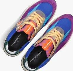 FLORIS VAN BOMMEL e lage sneakers sfm-10268 de gripper blauw Online