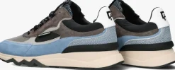 FLORIS VAN BOMMEL e lage sneakers sfm-10234 de zager blauw Hot