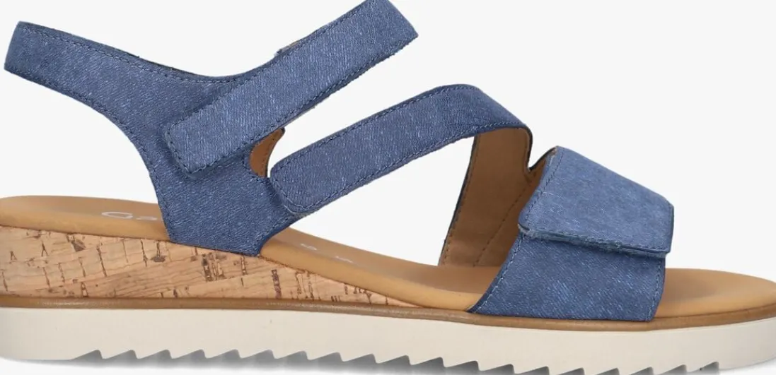 GABOR e sandalen met hak 754.2 blauw