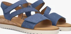 GABOR e sandalen met hak 754.2 blauw