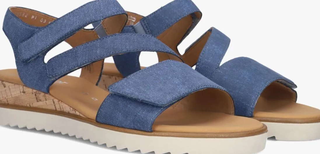 GABOR e sandalen met hak 754.2 blauw