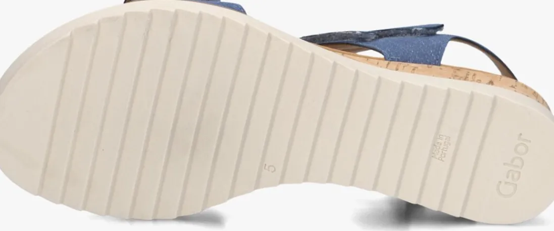 GABOR e sandalen met hak 754.2 blauw