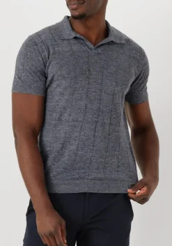 GENTILUOMO e polo polo no button ss k2020-275 blauw Outlet