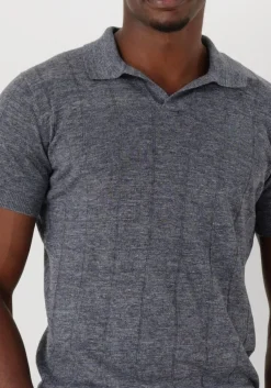 GENTILUOMO e polo polo no button ss k2020-275 blauw Outlet