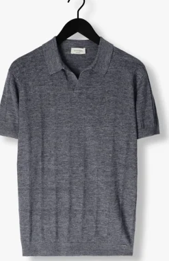 GENTILUOMO e polo polo no button ss k2020-275 blauw Outlet