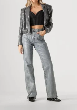 GESTUZ e straight leg jeans coatygz hw straight jeans blauw Sale