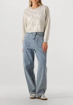 HAUTE L'AMITIÉ e haute l'amitié wide jeans flip waist pocket tall jeans blauw New