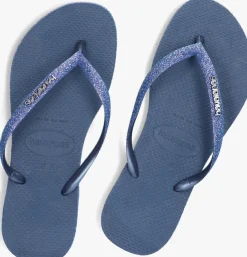 HAVAIANAS e teenslippers slim sparkle ii crocus blauw Best