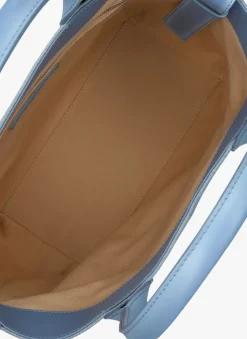 HOGAN e handtas script media embossed blauw Sale