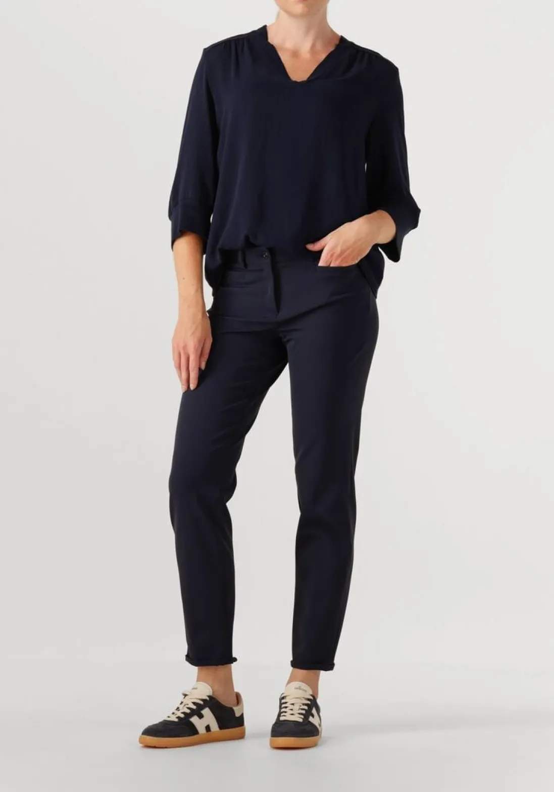 HOGAN e lage sneakers cool allacciato h blauw Online