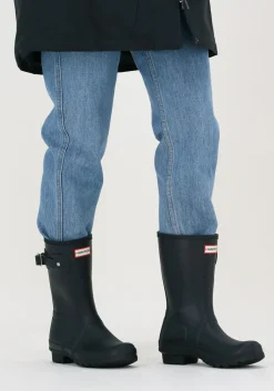 HUNTER e regenlaarzen womens original short blauw Hot