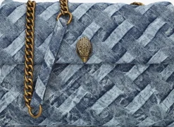 KURT GEIGER LONDON e handtas large kensington soft blauw Clearance