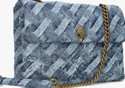 KURT GEIGER LONDON e handtas large kensington soft blauw Clearance