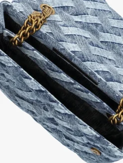 KURT GEIGER LONDON e handtas large kensington soft blauw Clearance