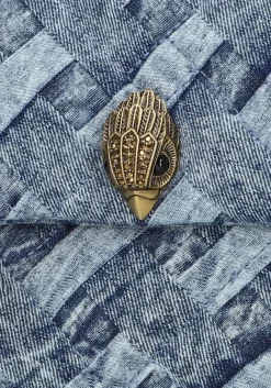 KURT GEIGER LONDON e handtas large kensington soft blauw Clearance