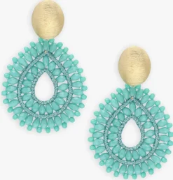 LOTT. GIOIELLI e sieraad si drop crystal double blauw Hot