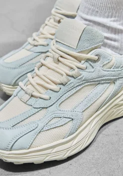 MERCER AMSTERDAM e lage sneakers the re-run max suede blauw Discount