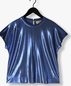 MOS MOSH e top mmnivola o-neck metallic tee blauw Sale