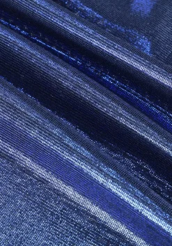 MOS MOSH e top mmnivola o-neck metallic tee blauw Sale