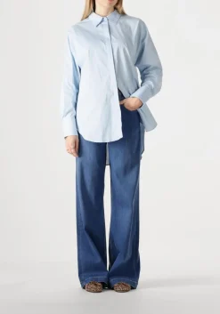 MOS MOSH e wide jeans dara deluxe jeans blauw Sale