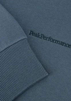 PEAK PERFORMANCE e sweater original small logo crew men blauw Hot