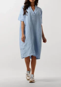 PENN & INK e midi jurk s24z665ltd blauw Online