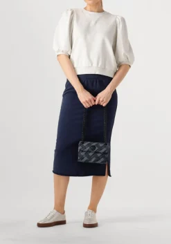 PENN & INK e midirok skirt blauw New