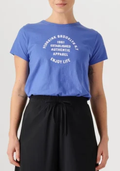 PENN & INK e t-shirt t-shirt print blauw Best