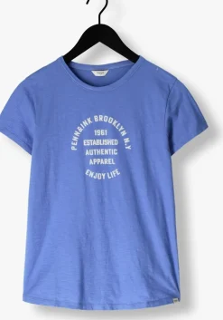 PENN & INK e t-shirt t-shirt print blauw Best
