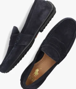 POLO RALPH LAUREN e mocassins reynold blauw Discount