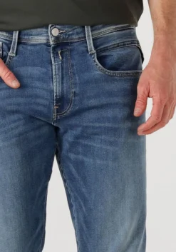 REPLAY e straight leg jeans anbass blauw