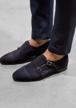 SANTONI e instappers axel blauw Best