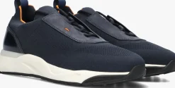 SANTONI e lage sneakers flin blauw Discount