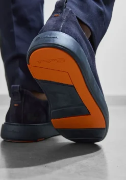 SANTONI e lage sneakers 21995 blauw Hot