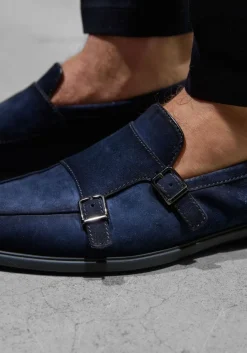 SANTONI e loafers pura blauw Sale