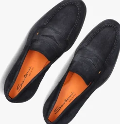 SANTONI e nette schoenen 18964 blauw Outlet