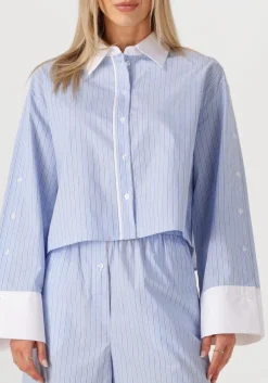 SECOND FEMALE e blouses alanis combi shirt blauw Online