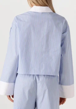 SECOND FEMALE e blouses alanis combi shirt blauw Online