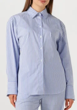 SECOND FEMALE e blouses tenby ajustable shirt blauw Sale