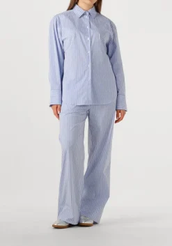 SECOND FEMALE e blouses tenby ajustable shirt blauw Sale