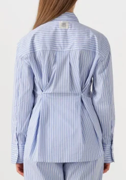 SECOND FEMALE e blouses tenby ajustable shirt blauw Sale