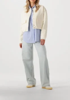 SECOND FEMALE e blouses tenby ajustable shirt blauw Sale