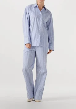 SECOND FEMALE e blouses tenby ajustable shirt blauw Sale