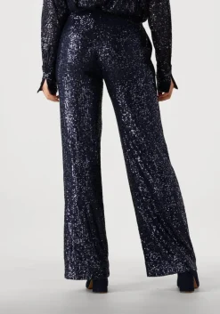 SECOND FEMALE e wijde broek moonshine trousers blauw Hot