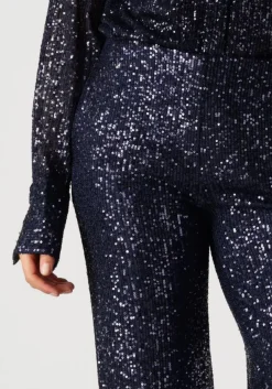 SECOND FEMALE e wijde broek moonshine trousers blauw Hot