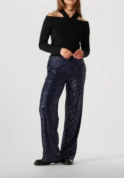 SECOND FEMALE e wijde broek moonshine trousers blauw Hot