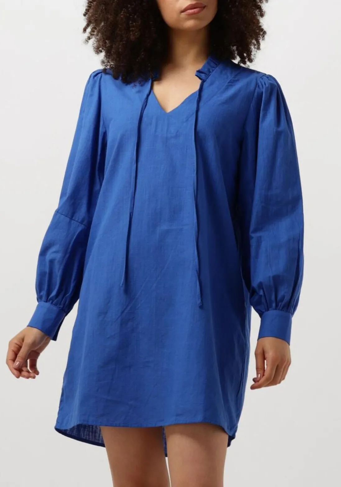 SPOOQ THE LABEL e mini jurk verah dress blauw Sale