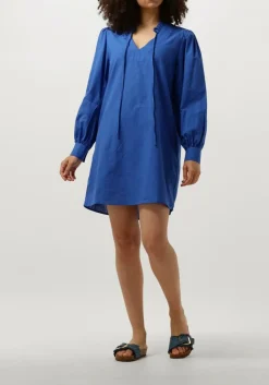 SPOOQ THE LABEL e mini jurk verah dress blauw Sale